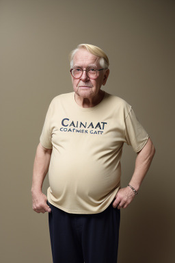 Canadian elderly male with  blonde hair