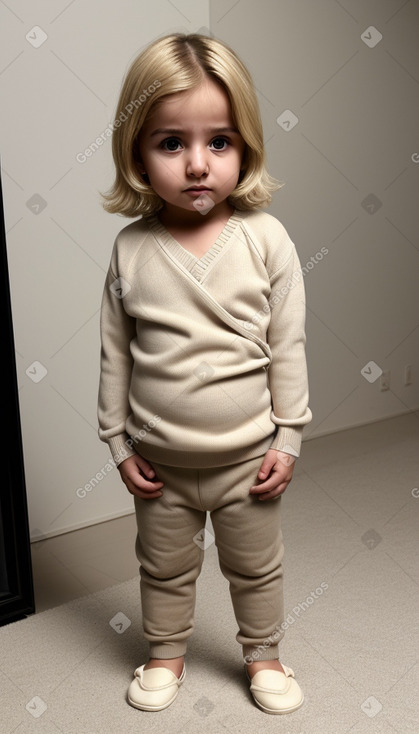 Turkish infant boy with  blonde hair