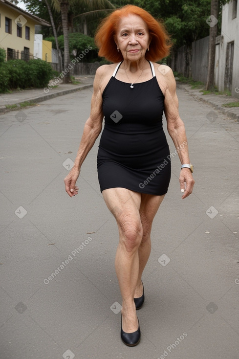 Honduran elderly female with  ginger hair