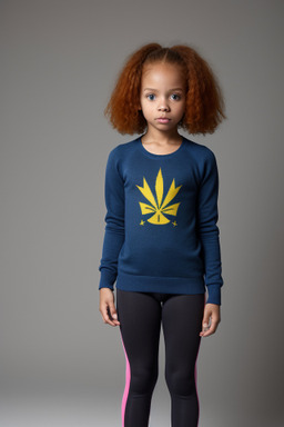 Jamaican child girl with  ginger hair