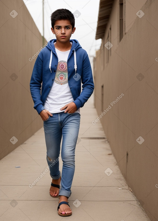 Peruvian teenager boy 