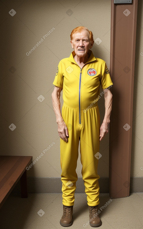 Costa rican elderly male with  ginger hair