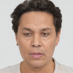 Neutral white adult male with short  brown hair and brown eyes