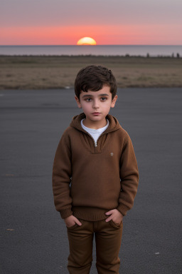 Armenian child male with  brown hair