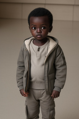 Sudanese infant boy with  gray hair