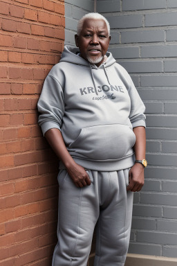 Kenyan elderly male with  gray hair