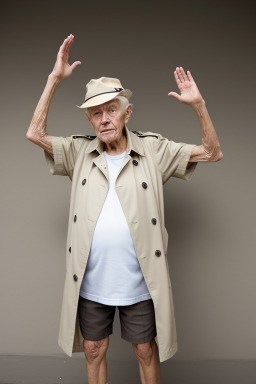 Costa rican elderly male with  white hair