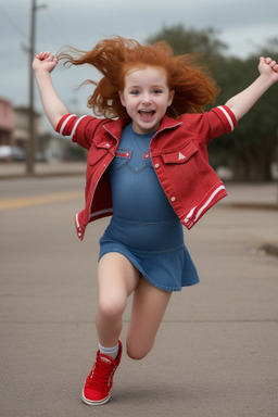 Cuban infant girl with  ginger hair