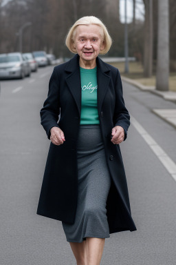 Slovak elderly female with  blonde hair