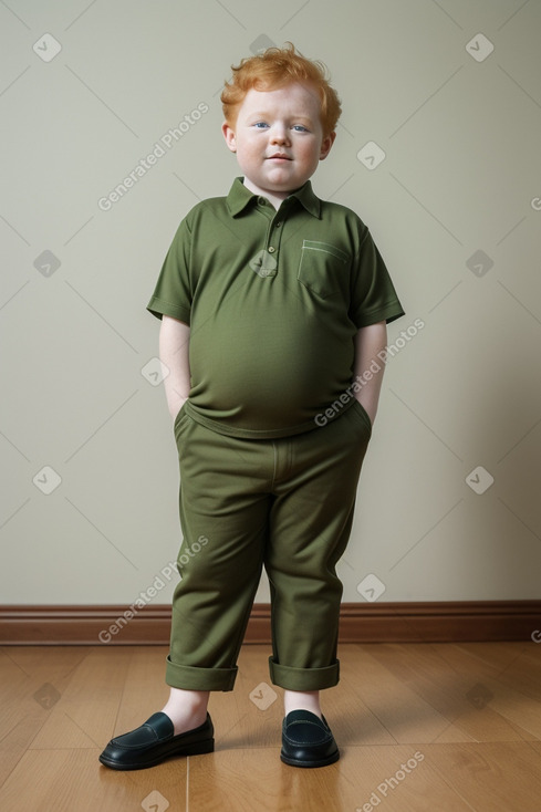 Irish infant boy with  ginger hair