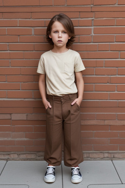 Swedish child boy with  brown hair