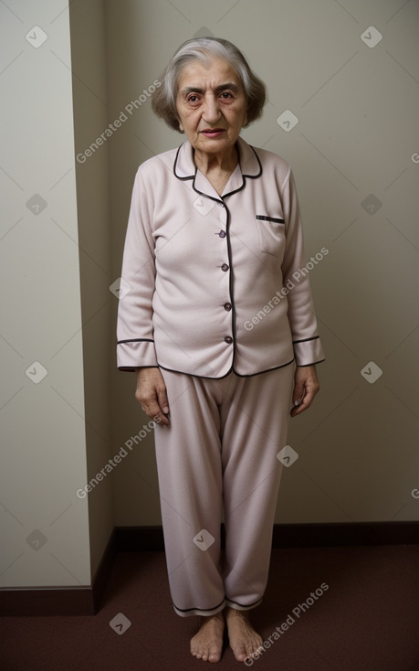 Azerbaijani elderly female with  brown hair