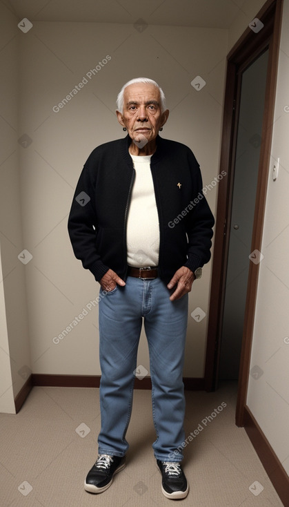 Colombian elderly male with  black hair