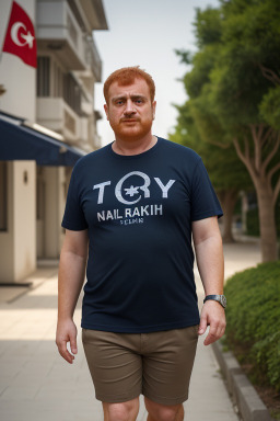 Turkish 45 years male with  ginger hair