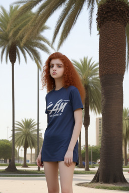 Kuwaiti teenager female with  ginger hair