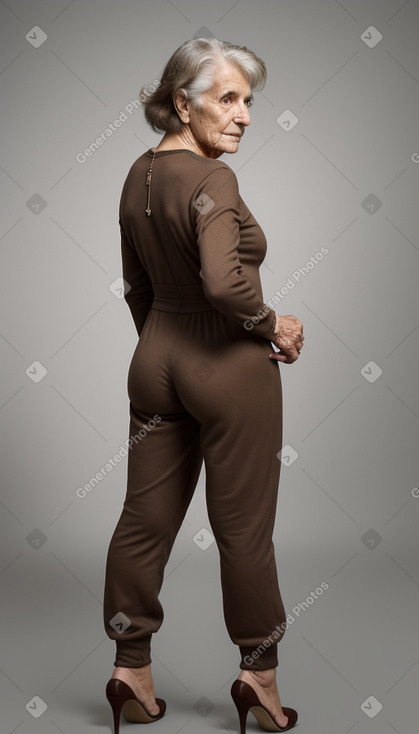 Uruguayan elderly female with  brown hair