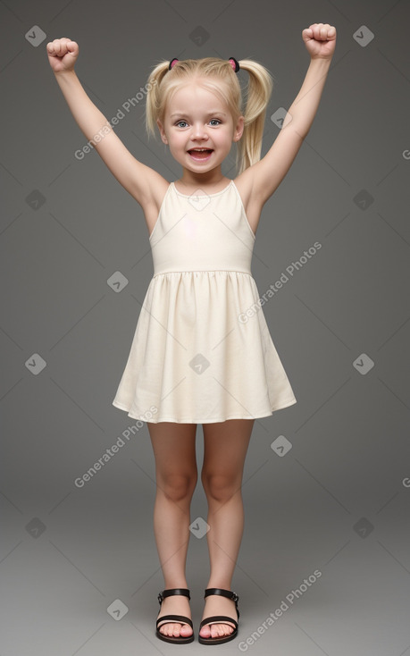 Polish infant girl with  blonde hair