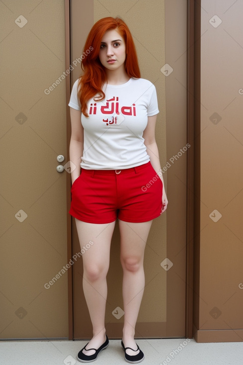 Iraqi adult female with  ginger hair