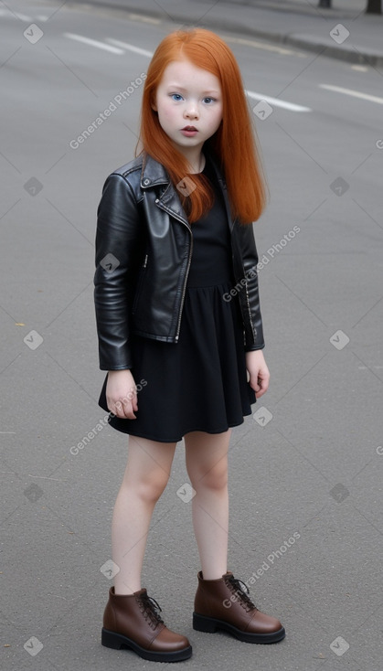 Child female with  ginger hair