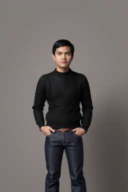 Filipino adult male with  black hair