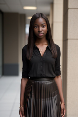 Young adult female with  brown hair