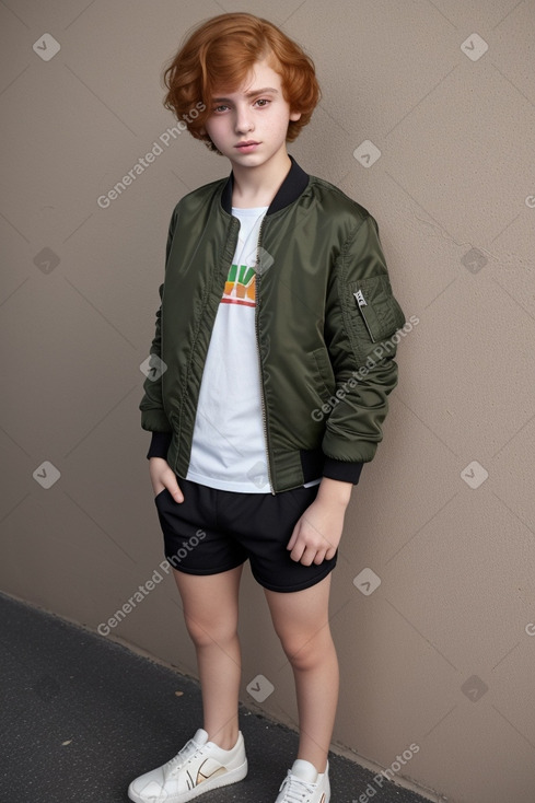 Lebanese teenager boy with  ginger hair