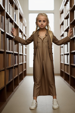 Omani infant girl with  blonde hair