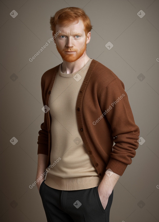 Argentine adult male with  ginger hair