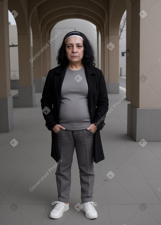 Mexican 45 years non-binary with  black hair