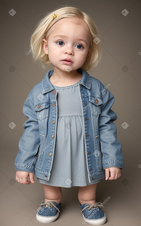 Nigerian infant girl with  blonde hair