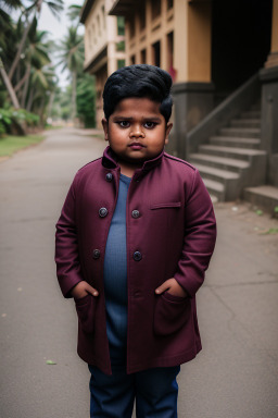 Sri lankan child boy with  blonde hair