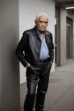 Peruvian elderly male with  black hair