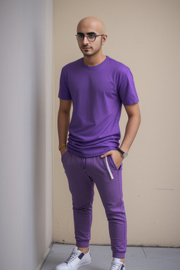 Emirati young adult male with  blonde hair