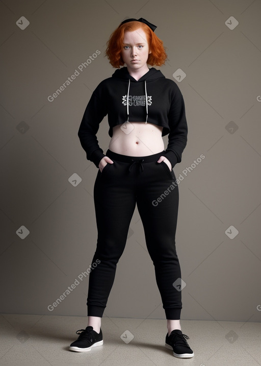 Irish adult non-binary with  ginger hair