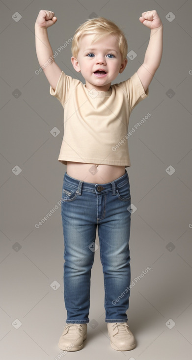 Irish infant boy with  blonde hair