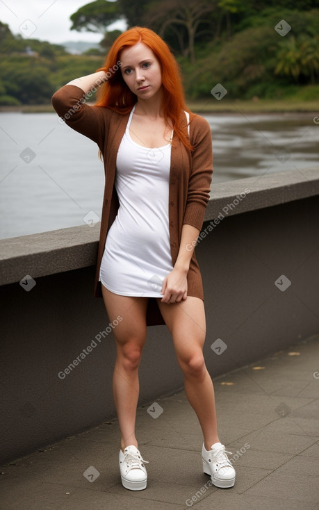 Costa rican adult female with  ginger hair