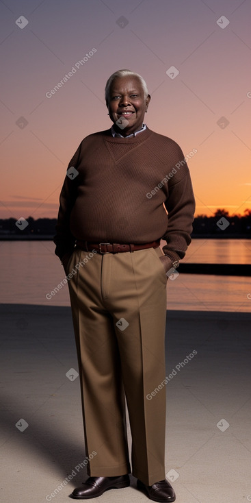 Elderly male with  blonde hair