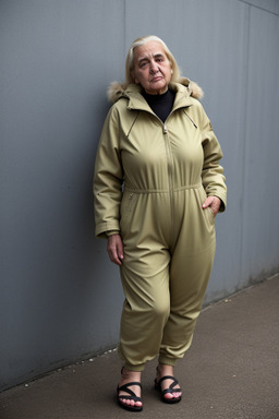 Bulgarian elderly female with  blonde hair