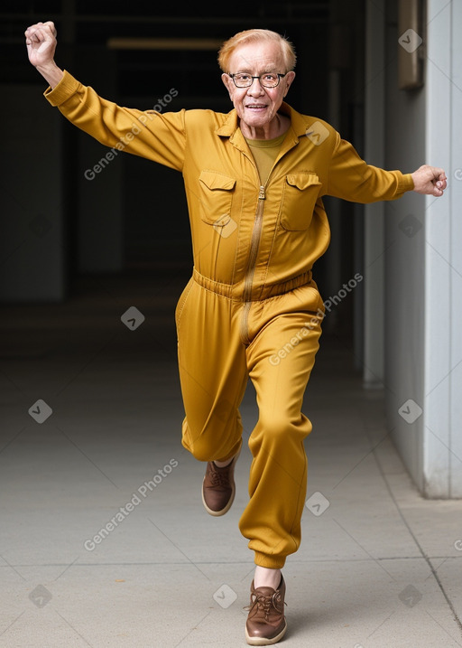 Elderly male with  ginger hair