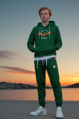 Swiss teenager male with  ginger hair