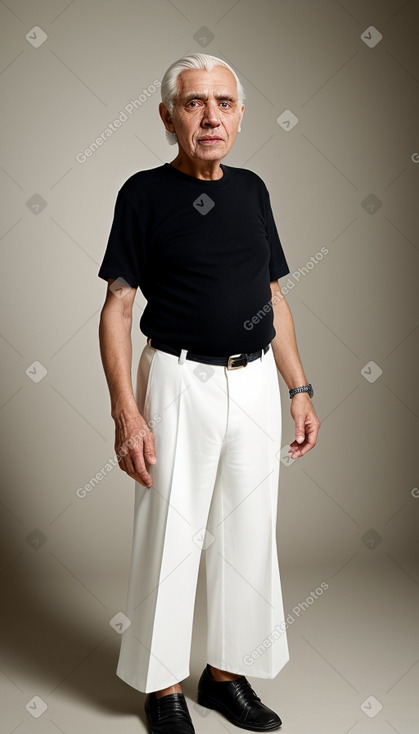 Algerian elderly male with  white hair