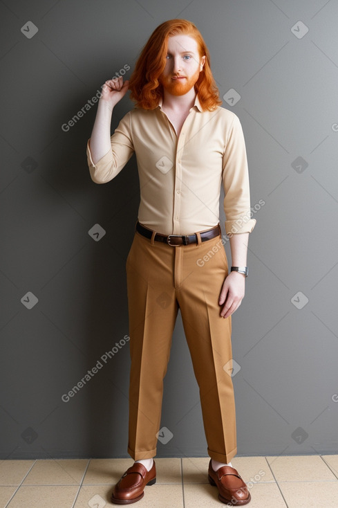 Arab adult non-binary with  ginger hair