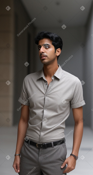 Yemeni adult male with  black hair