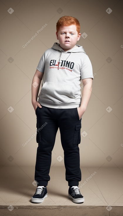 Tunisian child boy with  ginger hair