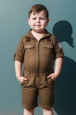 Slovak child boy with  brown hair