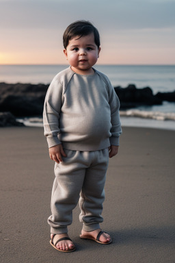 Portuguese infant boy with  gray hair