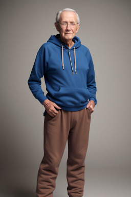 American elderly male with  brown hair