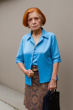 Guatemalan elderly female with  ginger hair