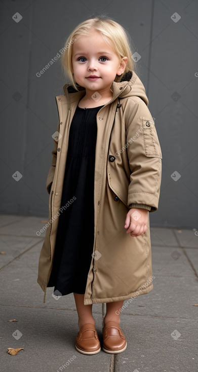 Infant female with  blonde hair