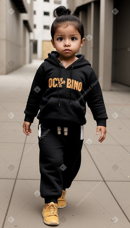 Peruvian infant boy with  black hair